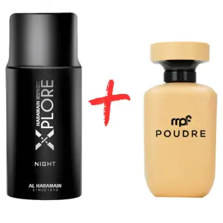 My Perfumes Poudre + Al Haramain Xplore Night
